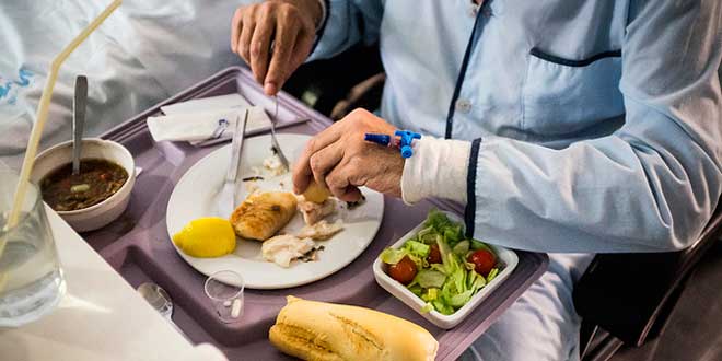 Alimentación saludable en hospitales y clínicas