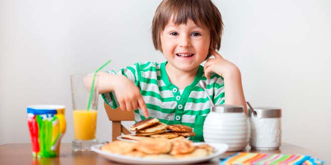 Pirámide alimenticia para niños